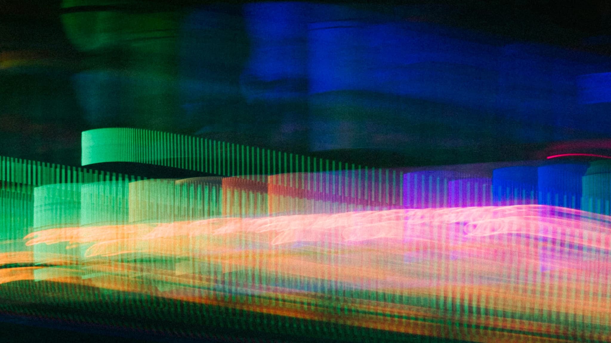 Abstract visual representing team integration
